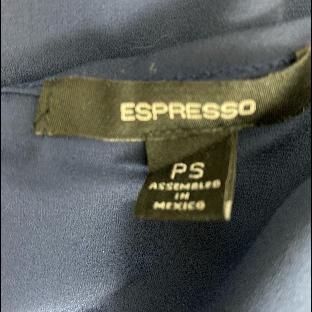 𝅺espresso Womens Blouse with Chevron Pattern PS - Picture 3 of 3